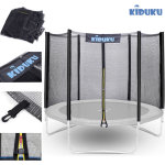 Kiduku filet de remplacement pour trampolines filet de scurit pour trampolines  244 cm / 6 barres