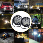 Kimiss led de travail lumi�re gousses haute luminosit� 200w double c�t� lampe combo faisceau offroad ...