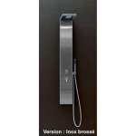 Kinedo - colonne de douche aquastyle - finition : inox laqu� blanc mat