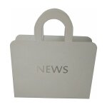 Porte - revues 'news' blanc