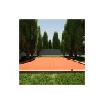 King matriaux - kit terrain de ptanque rouge 75m