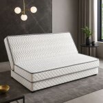 King of dreams - matelas clic clac 160x200 - 10 cm - soutien ferme - confort optimal - usage quotidien ...