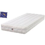 King of dreams - natural contact latex - matelas dehoussable 90x190 + oreiller � valeur 89 �