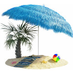 Kingsleeve parasol inclinable hawaii 192 cm parasol de plage  160 cm rglable jardin terrasse extrieur ...