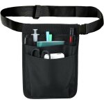 Sac � outils - pochette infirmiere, avec 1 poches zipp�es, avec ceinture r�glable(noir)