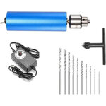 Kit 10 mini - perceuses 0, 3?4 mm ? forets en aluminium portables, outil rotatif pour per�age, kit d'outils ...