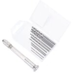 Kit de 11 mini perceuses � main en m�tal pour le moulage de r�sine uv et la cr�ation de bijoux artisanaux, ...