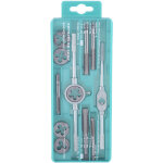 Kit de 12 tarauds et fili�res m6 - m12 avec poign�e et cl�