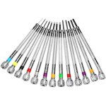 Kit de 13 tournevis de pr�cision (0, 6 - 2, 0 mm) pour la r�paration de montres et d'outils de r�paration. ...
