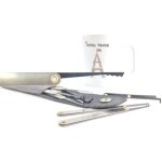 Kit de 15 pi�ces pour cadenas de serrurier, en acier inoxydable, transparent, pour l'entra�nement aux ...