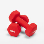 Kit 2 halt�res 4 kg gym et vinyle fitness megara