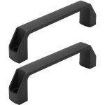 Kit de 2 poign�es de porte en nylon avec entraxe de 180 mm pour armoire