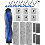 Kit de 21 pices de rechange compatibles avec l'aspirateur ecovacs deebot t80 omni - 1 brosse principale, ...