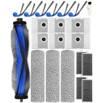 Kit de 21 pi�ces de rechange compatibles avec l'aspirateur ecovacs deebot t80 omni - 1 brosse principale, ...