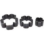 Kit de 3 emporte - pi�ces fleurs en acier - tailles 1. 2 et 2. 8 pouces, pour cuir et travaux manuels ...