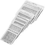 Kit de 33 pochoirs universels bga pour le rebillage et la r�paration, avec grille en acier et fixation ...