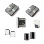 Kit d&39automatisation de portail battant nice s - fab2024 - bd moteur enterr� 2, 3 m 24 vdc sfab2024bdkce ...