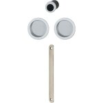 Kit 4920 pour portes coulissantes et cuvettes - aluminium aspect chromé mat - hoppe - 10804926 Kit 4920 pour portes coulissantes et cuvettes - aluminium aspect chromé mat - hoppe - 10804926