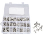 Kit de 520 vis, boulons, �crous et rondelles � t�te hexagonale creuse, m�triques m3, m4, m5 et m6, en ...