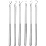 Kit de 6 outils de sculpture en alliage d'aluminium - pour argile, poterie et gravure