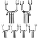 Kit de 6 supports pour branches d'arbres fruitiers, kit de redressement, support de branches