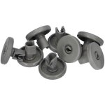 Kit 8 roues panier inf�rieur pour lave - vaisselle accessoires pour grand rouleau de poulie de roue
