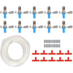 Kit d?abreuvoir automatique pour lapins, ensemble complet avec ressorts doubles, raccord en t rouge, ...