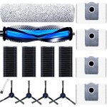 Kit d'accessoires pour ecovacs deebot x8 pro omni / x8 omni / t80 omni aspirateur robot, 1 brosse  rouleau, ...