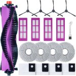 Kit d'accessoires pour eureka j15 pro ultra aspirateur robot, 1 brosse rouleau principale, 4 filtres ...