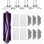 Kit accessoires de rechange pour aspirateur robot eureka e10s 1 brosse principale 4 paires d brosse et ...