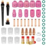 [jamais utilis�] kit d'accessoires de soudage 49 pi�ces pour poste � souder tig wp26 / 17 / 18 / 26, ...