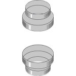 Kit adaptateur pour chauffe - eau instantan� � gaz compact 4 gwr 130