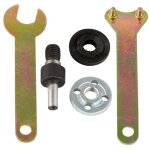 Kit adaptateur pour perceuse manuelle - disque � tron�onner 6 mm - adaptateur mandrin - meuleuse d'angle ...