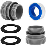 Kit d'adaptateur universel pour tuyau de piscine intex - convertisseur de 40 mm vers 1, 5 pouce (38 mm) ...