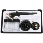 Kit a�rographe avec bo�tier en plastique, tuyau et adaptateur, pompe � air pour pistolet � peinture