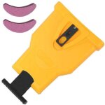 Kit d'affûtage pour tronçonneuse avec 2 pierres à aiguiser, affûteuse pour barres de 14 à 20 pouces, ... Kit d'affûtage pour tronçonneuse avec 2 pierres à aiguiser, affûteuse pour barres de 14 à 20 pouces, ...