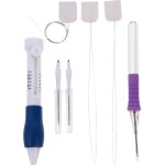 Kit d'aiguilles  broder, ensemble d'outils de couture, ensemble de stylos  broder, outils de couture ...