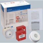 Kit alarme incendie type 4 plan�te avec flash - cooper