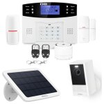 Kit alarme maison gsm et camra sur panneau solaire lifebox evolution - kit connect 23