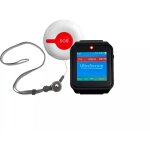 Ultra secure - kit d'alerte panique sos sans - fil sur bipeur mobile ip67 - �cran digital tactile / bip ...