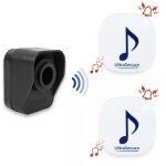 Kit alerte de passage 600 mtres 'classic' 2 carillons 35 mlodies & 1 dtecteur mouvement autonome (gamme ...