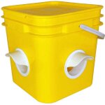 Kit d'alimentation � 4 ports pour poulailler mangeoire abreuvoir avec lot de 4 mangeoires �tanches � ...