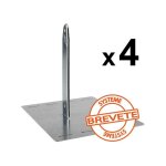 Trigano - kit de scellemement - sans beton - pour portique bois ou metal securin
