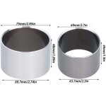 Kit anneaux compression 1100w 1500w remplacement l�ger c�ble silencieux sans huile 2 cylindres compresseur ...