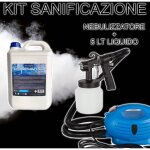 Kit d'assainissement des locaux nbuliseur + 5 litres de solution liquide