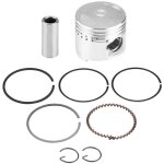Kit d'assemblage de segments de piston de 43mm, pour moteur horizontal gy6, scooter, cyclomoteur, moto ...