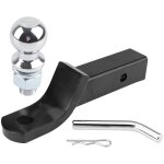 Kit d'attelage de remorquage 6000lbs, r�cepteur d'attelage de fl�che de montage � boule de remorque de ...