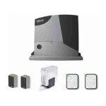 Nice - kit d'automatisation pour portails coulissants jusqu'� 1000 kg 24 v robus rb1000bdkce