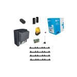 Kit automatisme pour portail coulissant came 800kg 230v + crmaillre nylon 4m (ex bx - 78) u2313 - gcgn ...