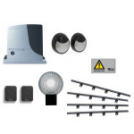Nice kit automatisme de portail coulissant robus 600 + 4m cremaillere + 1 on2e Nice kit automatisme de portail coulissant robus 600 + 4m cremaillere + 1 on2e